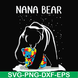 nana bear svg, png, dxf, eps file fn000175