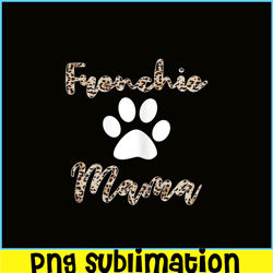 frenchie mama leopard png, french bulldog png, french dog artwork png