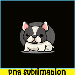 cute kawaii french bulldog png, chibi dog png, frenchie dog lover png