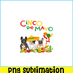 french bulldog cinco de mayo png, french dog artwork png, bulldog mascot png