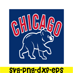 chicago cubs the bear svg png dxf eps ai, major league baseball svg, mlb lovers svg mlb30112362