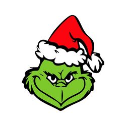 mr grinch wears red hat svg, christmas svg, grinch svg, mr grinch svg, grinch christmas svg, dr seuss svg, christmas ha