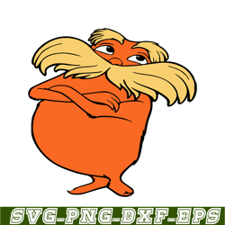 lorax character svg, dr seuss svg, dr. seuss' the lorax svg ds105122314