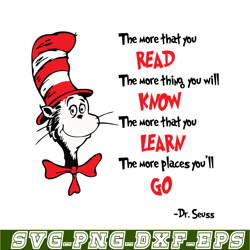 the more that you read the more you will know svg, dr seuss svg, dr seuss quotes svg ds1051223142