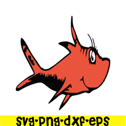 the red fish svg, dr seuss svg, cat in the hat svg ds205122306