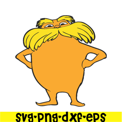 lorax character svg, dr seuss svg, cat in the hat svg ds2051223100