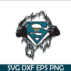 Superman Jaguars SVG PNG EPS, NFL Team SVG, National Football League SVG