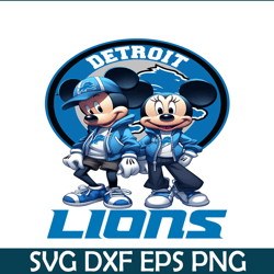 mickey detroit lions png, football team png, nfl png