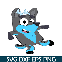 bluey blue coloring svg png pdf