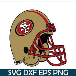 san francisco 49ers the helmet svg png dxf eps, football team svg, nfl lovers svg nfl2291123172