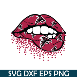 atlanta falcons sexy lips svg png eps, nfl team svg, national football league svg