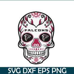 atlanta falcons skull svg png eps, nfl team svg, national football league svg