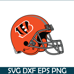 bengals nfl helmet svg png eps, national football league svg, nfl lover svg