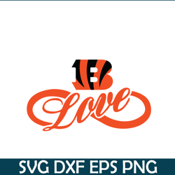 love bengals nfl svg png eps, national football league svg, nfl lover svg