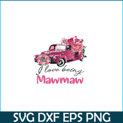 i love being mawmaw png, pink valentine png, valentine holidays png