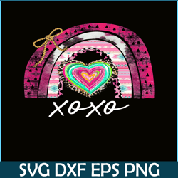 rainbow xoxo png, sweet valentine png, valentine holidays png