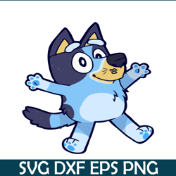 funny bandit heeler svg pdf png bluey character svg bluey cartoon svg