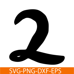 The Second Number SVG, Dr Seuss SVG, Cat in the Hat SVG DS104122392