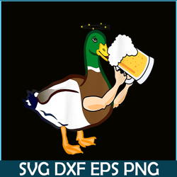 drunken duck with beer png beer lover png beer party png