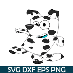 bluey dalmatian svg png pdf bluey characters svg bluey cartoon svg