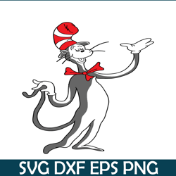 The Comfortable Cat SVG, Dr Seuss SVG, Cat In The Hat SVG DS205122364