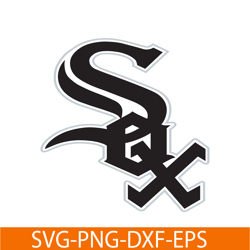 chicago white sox simple logo svg png dxf eps ai, major league baseball svg, mlb lovers svg mlb01122306