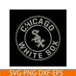 chicago white sox black flag svg png dxf eps ai, major league baseball svg, mlb lovers svg mlb01122310