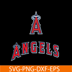 los angeles angels red text svg, major league baseball svg, mlb lovers svg mlb011223103