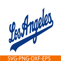 los angeles blue text svg, major league baseball svg, mlb lovers svg mlb011223115