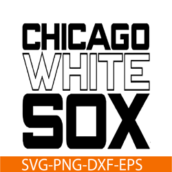 chicago white sox the text svg png dxf eps ai, major league baseball svg, mlb lovers svg mlb01122312