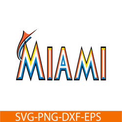 miami text svg, major league baseball svg, mlb lovers svg mlb011223144