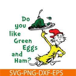 Do You Like Green Eggs And Ham SVG, Dr Seuss SVG, Dr Seuss Quotes SVG DS1051223140