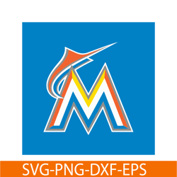 miami marlins blue flag svg, major league baseball svg, mlb lovers svg mlb011223143