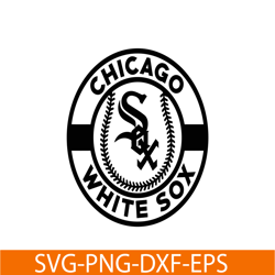 chicago white sox the white logo svg png dxf eps ai, major league baseball svg, mlb lovers svg mlb01122315