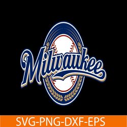 milwaukee brewers unique logo svg, major league baseball svg, mlb lovers svg mlb011223150