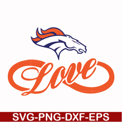 denver broncos love svg, sport svg, nfl svg, png, dxf, eps digital file nfl2410202032t