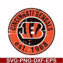 cincinnati bengals logo svg, cincinnati bengals svg, sport svg, nfl svg, png, dxf, eps digital file nfl1810202001t