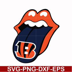 cincinnati bengals lips svg, cincinnati bengals svg, bengals svg, sport svg, nfl svg, png, dxf, eps digital file nfl1810