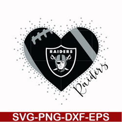 las vegas raiders heart svg, raiders heart svg, nfl svg, png, dxf, eps digital file nfl1810202l