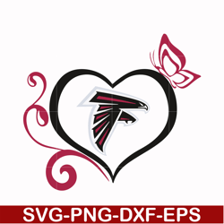 atlanta falcons heart svg, falcons svg, sport svg, nfl svg, png, dxf, eps digital file nfl2110202007t