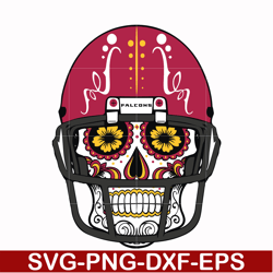 atlanta falcons skull svg, falcons svg, sport svg, nfl svg, png, dxf, eps digital file nfl2110202025t