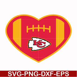 kansas city chiefs heart svg, chiefs heart svg, nfl svg, png, dxf, eps digital file nfl21102038l