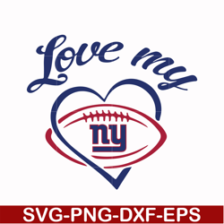 new york giants heart svg, giants heart svg, nfl svg, png, dxf, eps digital file nfl2510208l