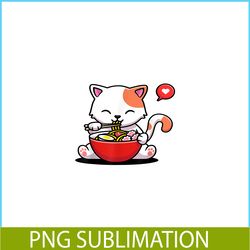 kitty enjoy ramen png, anime manga png, japanese food png