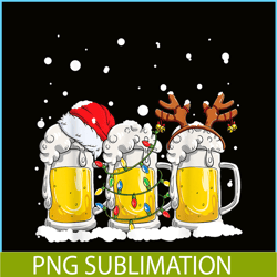 beer christmas png mug santa reinbeer png xmas lights png