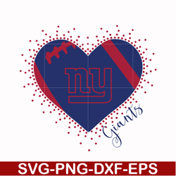 new york giants heart svg, giants heart svg, nfl svg, png, dxf, eps digital file nfl2510209l