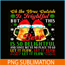 beer is so delightful png beer santa png christmas beer png