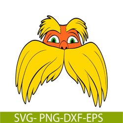 lorax face svg, dr seuss svg, dr. seuss' the lorax svg ds105122313