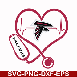 atlanta falcons heart svg, falcons svg, sport svg, nfl svg, png, dxf, eps digital file nfl2110202006t