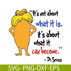 it's not about what it is svg, dr seuss svg, dr seuss quotes svg ds1051223100